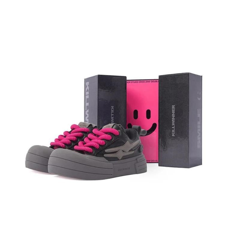 KILLWINNER丨Smile Life Sneaker - Black Samurai - PSYLOS 1, KILLWINNER丨Smile Life Sneaker - Black Samurai, Chunky Sneakers, KILLWINNER•JAPAN, PSYLOS 1